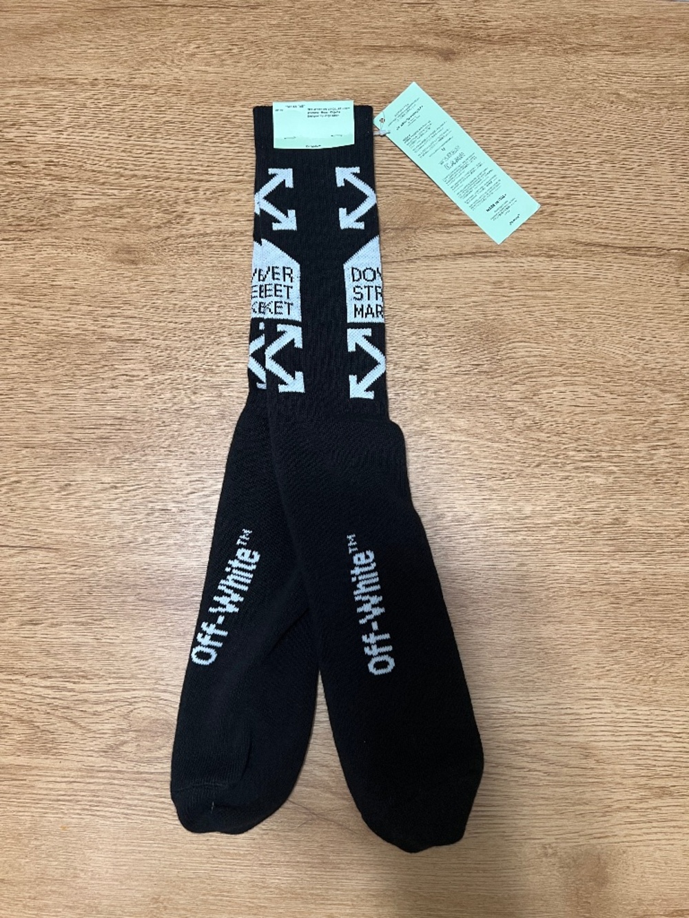 NWT Off-White 2 Drop Black and White Socks